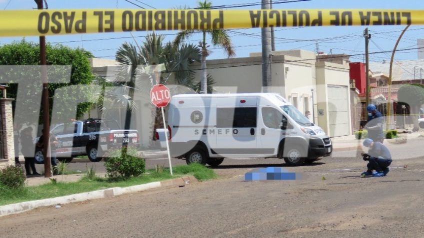 Lamentable feminicidio: En pleno centro de Ciudad Obregón, hombres asesinan a balazos a una mujer