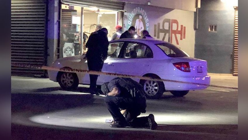 Sin piedad, César es interceptado y ejecutado a balazos al exterior de un gimnasio en Mexicali