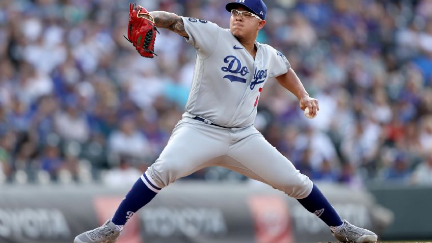 El mexicano Julio Urías es el primer lanzador con 12 victorias en las Grandes Ligas