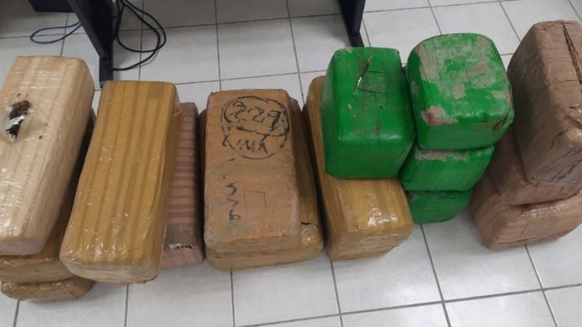 Hallan 80 kilos de marihuana en carretera de San Luis Río Colorado; fueron abandonados