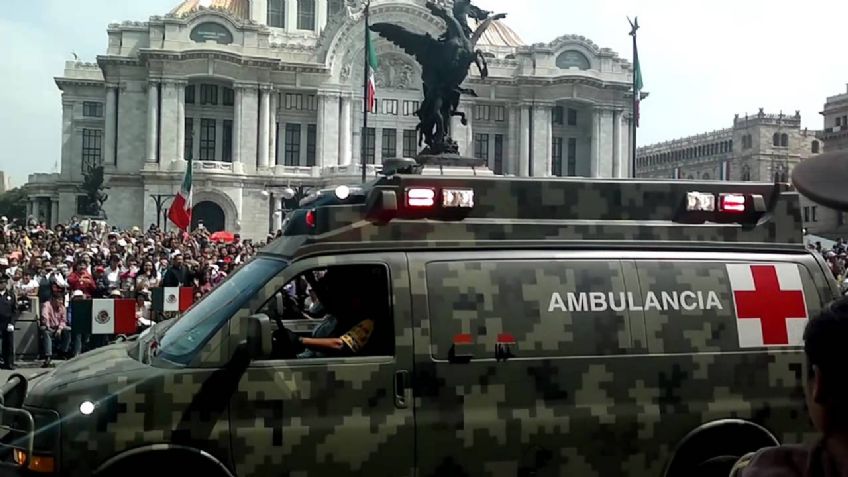 CDMX: Muere motociclista tras ser embestido por ambulancia de Sedena