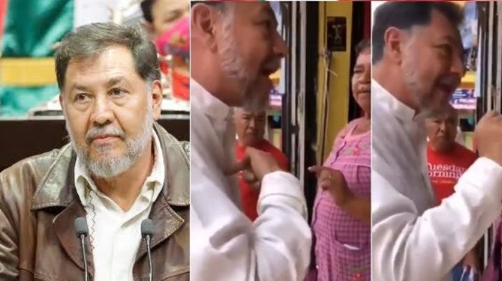 ¡Brutal! Por gritarle a 'abuelitos' en un VIDEO, destruyen en redes a Noroña: "Hijo de pu..."