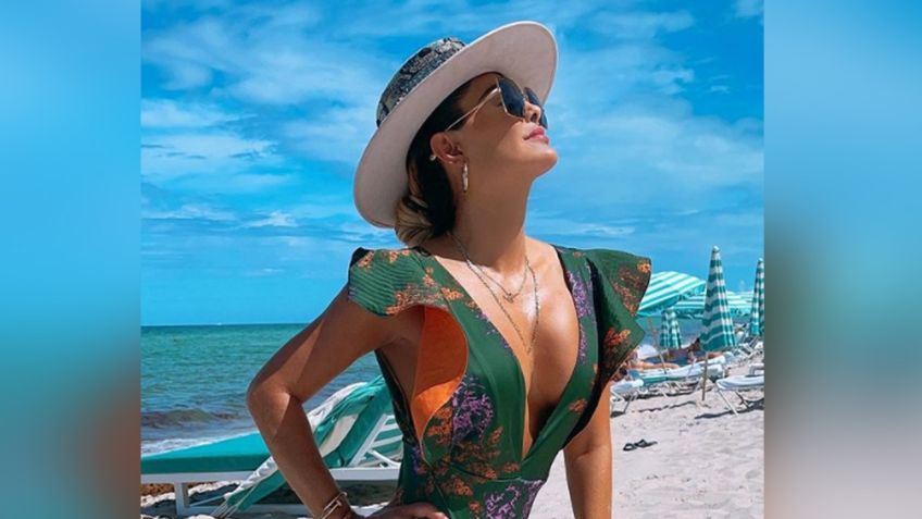 Ninel Conde seduce a Instagram con 'look' veraniego y presume estar "en el paraíso" ¿con Larry Ramos?