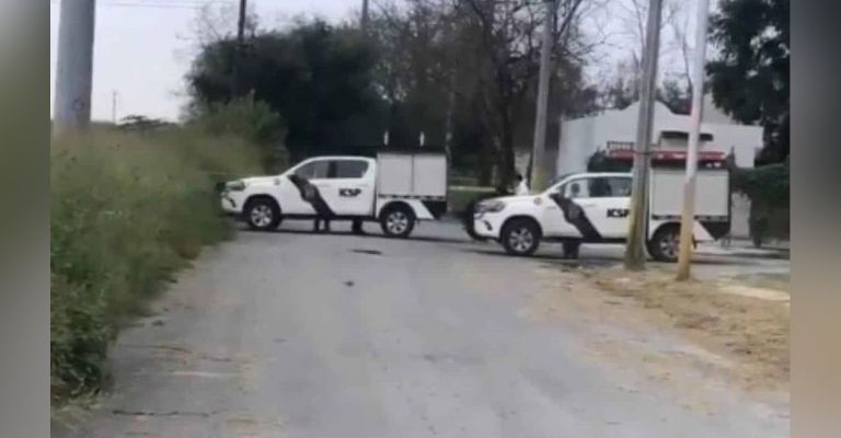 Autoridades llegan al sitio