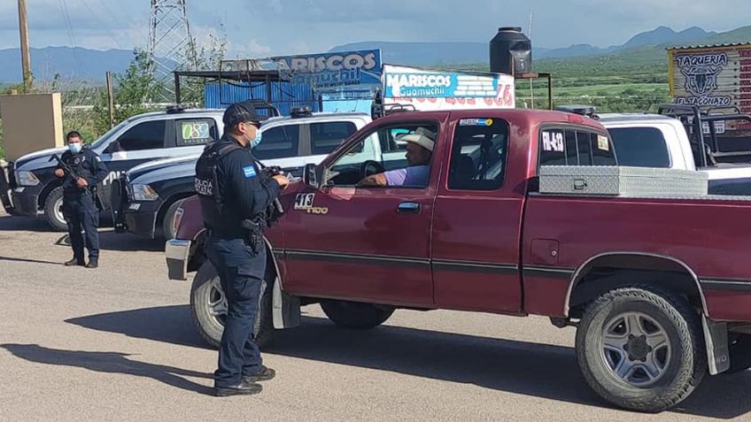 Refuerzan seguridad en Magdalena de Kino tras enfrentamientos entre sicarios y autoridades