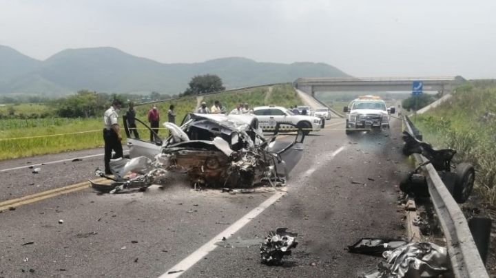 Brutal accidente en carretera de Chiapas deja saldo de cuatro fallecidos y dos heridos