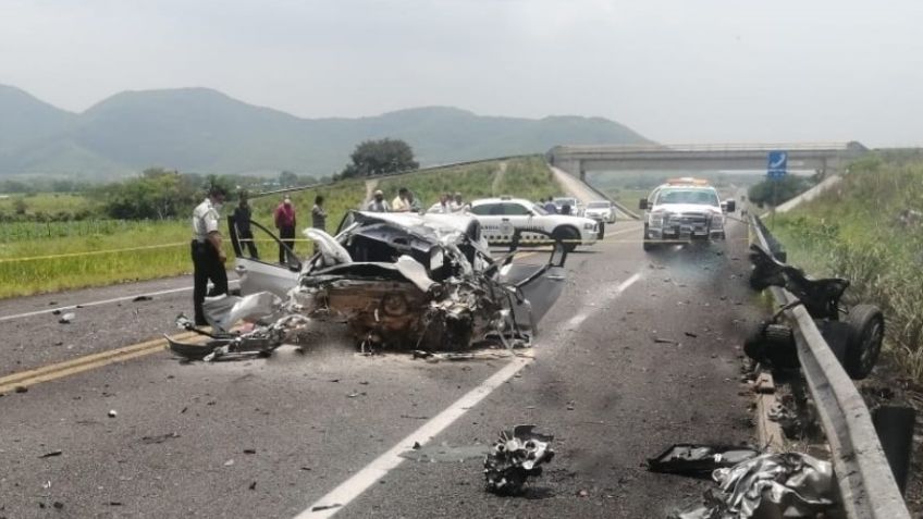 Brutal accidente en carretera de Chiapas deja saldo de cuatro fallecidos y dos heridos