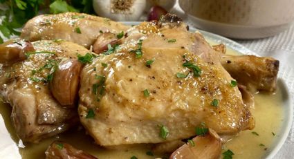 ¿Sin tiempo para cocinar? Esta receta de pollo al ajillo te salvará la vida; es fácil y rápida