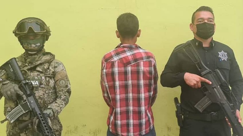 Capturan a menor de edad armado al norte de Ciudad Obregón; fue denunciado por vecinos