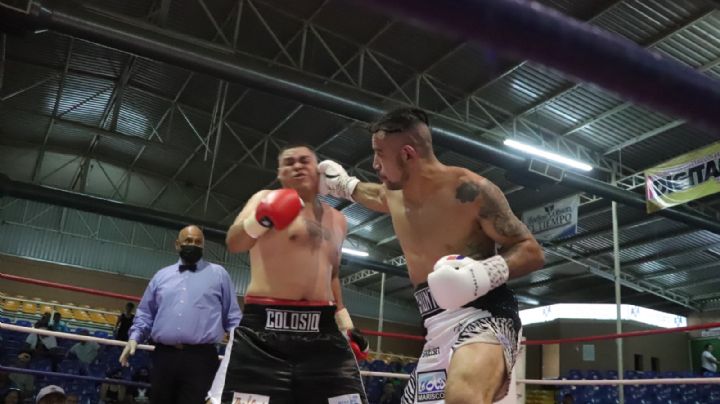 Función de grandes guerras arriba del ring se vivieron en el Palenque de la Expo de Ciudad Obregón