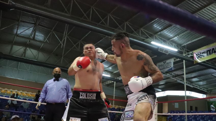 Función de grandes guerras arriba del ring se vivieron en el Palenque de la Expo de Ciudad Obregón