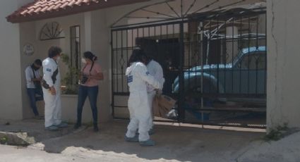 FOTOS: Frente a una casa arrojan un cráneo humano sobre un plato y un mensaje