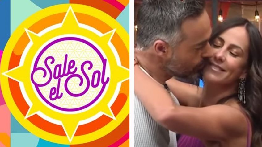 VIDEO: Conductores de 'Sale el Sol' se besan en vivo ¡pero ella tiene novio!: "Se traen ganas"