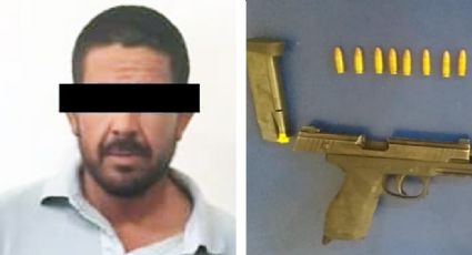 Cajeme: Agarran a Jesús con arma de fuego dorada y 15 envoltorios de droga en Cócorit
