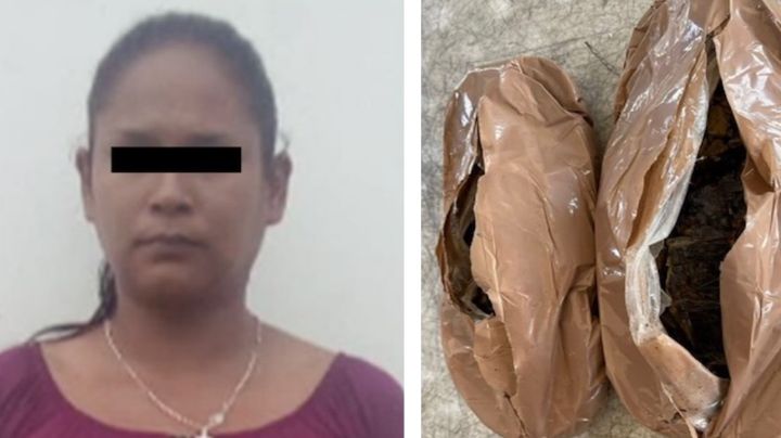 Sonora: Sorprenden a mujer con casi un kilo de droga a bordo de autobús de pasajeros