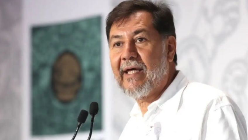 Fernández Noroña: A dos semanas de positivo a Covid-19, reaparece en público ¡sin cubrebocas!