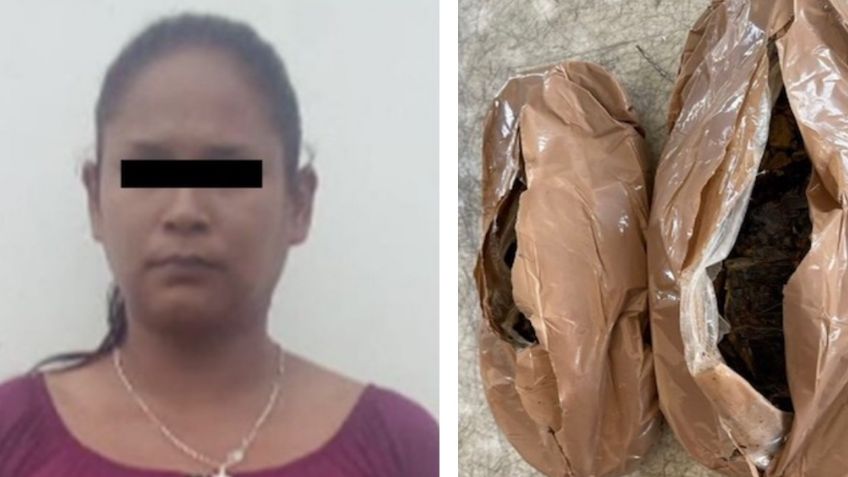 Sonora: Sorprenden a mujer con casi un kilo de droga a bordo de autobús de pasajeros