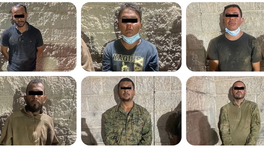 Sonora: Dan prisión a nueve presuntos sicarios armados detenidos en Magdalena de Kino