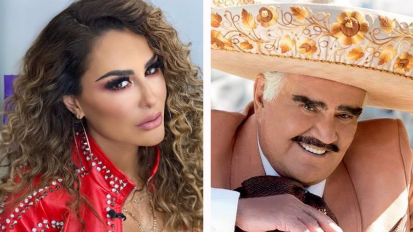 Ninel Conde causa polémica al publicar esta FOTO con Vicente Fernández: "¡Esa mano árbitro!"