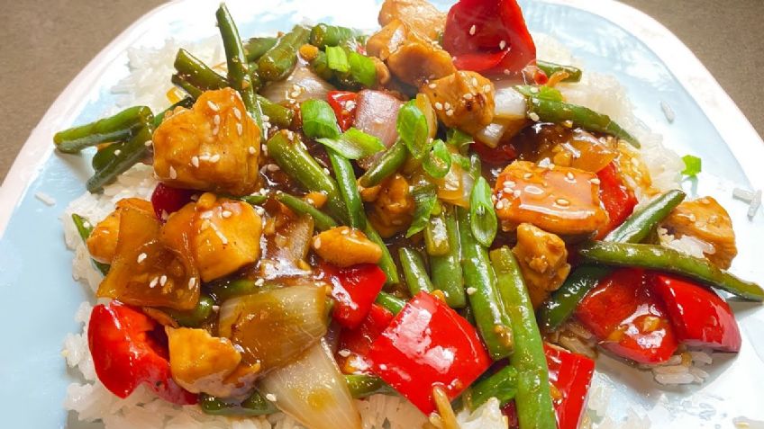 ¡Comida china! Este exquisito pollo al estilo oriental te hará dar la vuelta al mundo