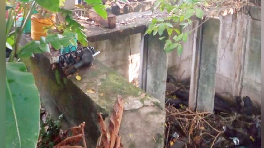 Hallan el cuerpo de un sujeto en Tabasco; flotaba en un canal de aguas negras