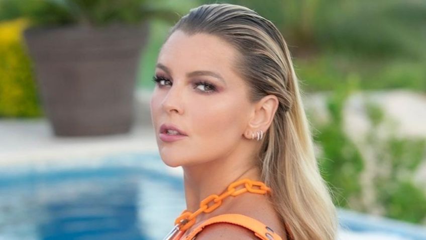 ¡Tremenda! Marjorie de Sousa se olvida del calor y se luce con irresistible bañador azul