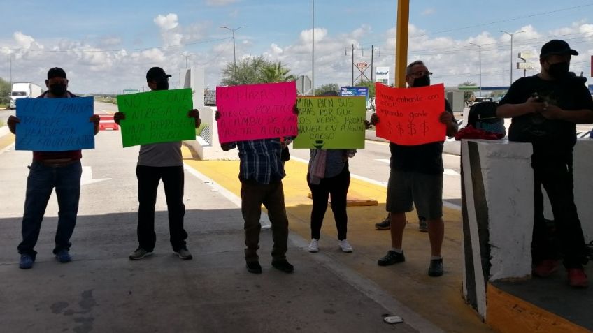 Tras 4 años de inconformidades, manifestantes impiden liberar caseta de cobro de Hermosillo
