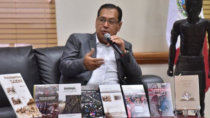 Cajeme: Sergio Pablo Mariscal presenta sus dos libros editados con recursos públicos 