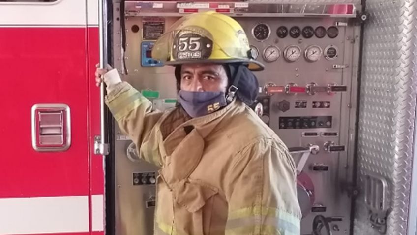 Marcos Paredes, un ejemplo del sacrificio que conlleva salvar vidas como bombero de Cajeme