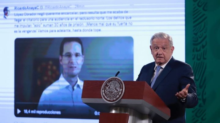 AMLO reacciona a citatorio de Anaya para ir al Reclusorio Norte: "¡Que no sea marrullero!"
