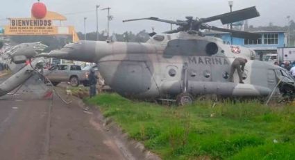 Tensión en Veracruz: Cae helicóptero donde viajaba el secretario de Gobierno