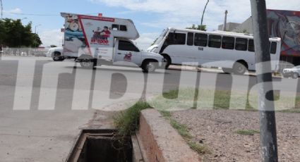 ¡Precaución! Continúan los robos de tapaderas de alcantarillas en Ciudad Obregón