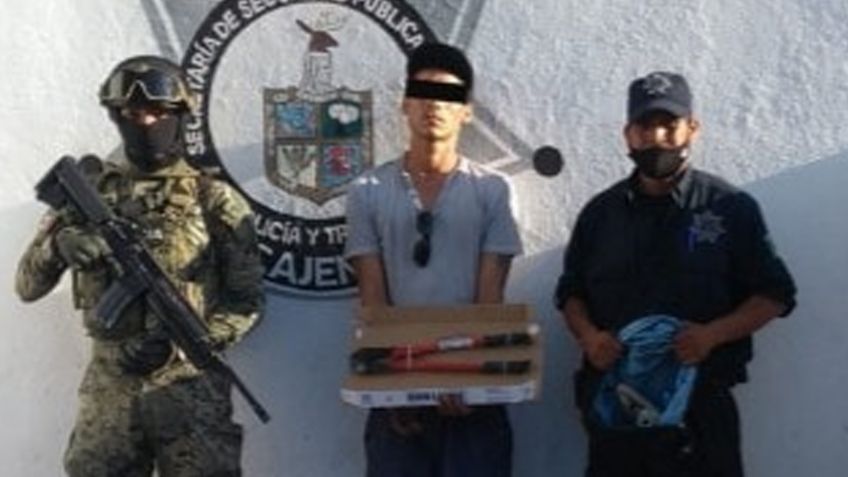 Lo agarran con tubería de cobre robada; la extrajo de un hospital de Ciudad Obregón