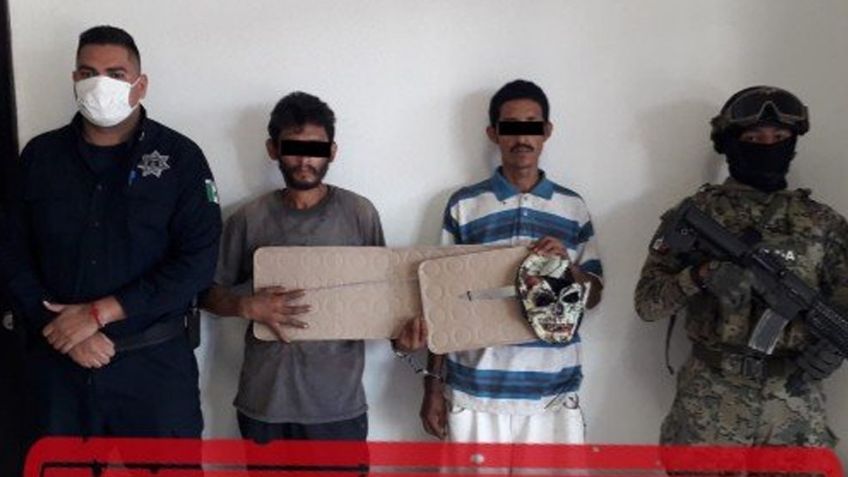 Par de ladrones son capturados al noreste de Ciudad Obregón; asaltaron una tienda