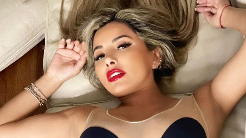 Aleida Núñez, actriz de Televisa, presume espectaculares piernas con coqueto vestido azul