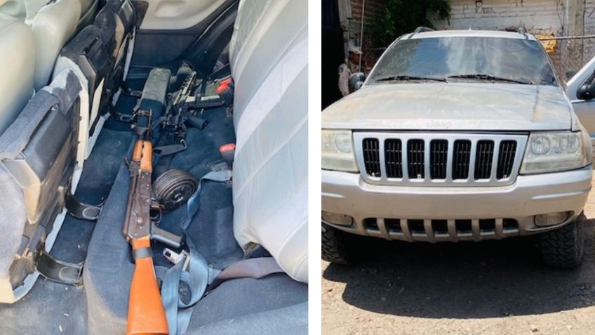 Encuentran camioneta blindada en Navojoa; contenía armas largas y más de 200 cartuchos