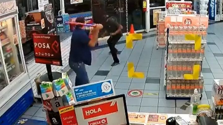 ¡Brutal! Vendedor y ladrones se enfrentan a golpes en Obregón; difunden el VIDEO de la pelea