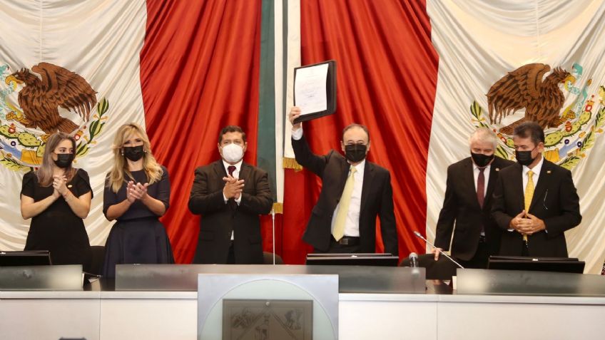 "¡No les voy a fallar!"; Alfonso Durazo asume la gubernatura de Sonora