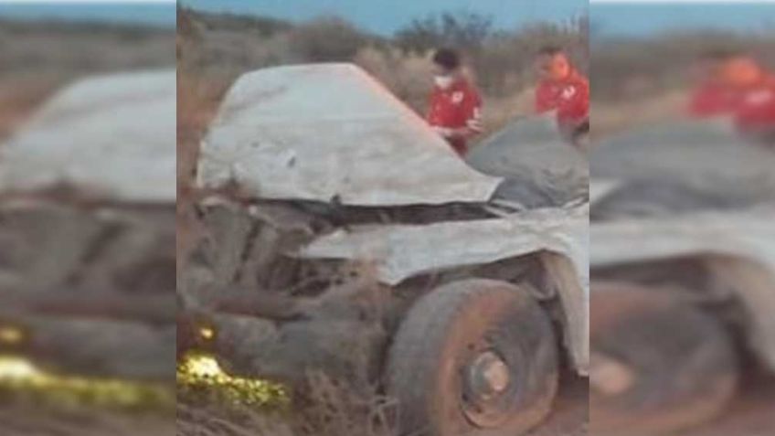 Caborca: Muere jovencito de 17 años en terrible accidente; su camioneta dio al menos 5 vueltas