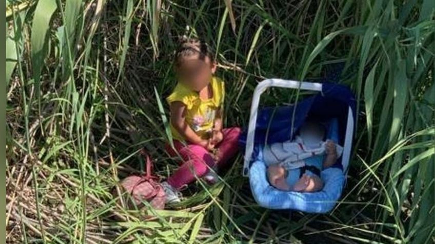 ¡Indignante! Dos bebés son abandonados a la orilla del Río Bravo; son hondureños
