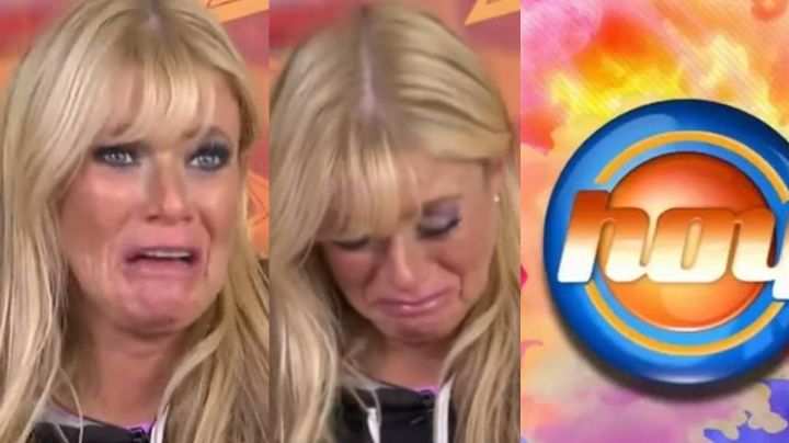 Ahogada en llanto y tras 8 años desaparecida, actriz de Televisa deja 'Hoy' y ella la reemplaza