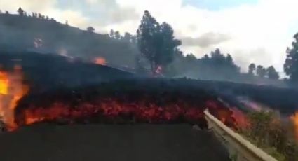 ¡Pánico en España! VIDEOS muestran erupciones volcánicas en la isla de La Palma en Canarias