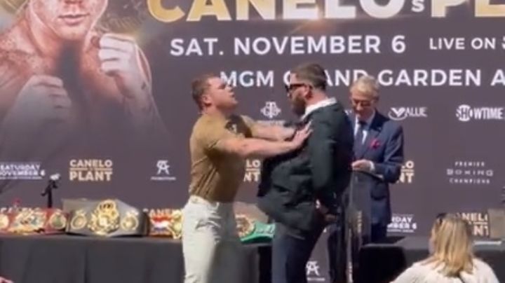 ¿Por qué se calentó 'Canelo' con Caleb Plant? Esto dijo el boxeador mexicano