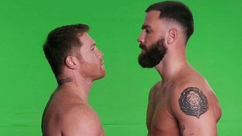 No se pudieron esperar: 'Canelo' y Plant se golpean en su primer careo de promoción