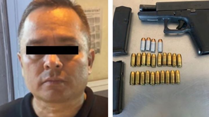 Sonora: Ponen tras las rejas a sujeto por cruzar la línea fronteriza con arma cargada