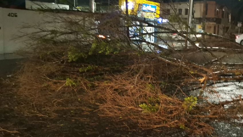 ¡Brutal! Fuertes lluvias en Ciudad Obregón provocan desastres y accidentes vehiculares