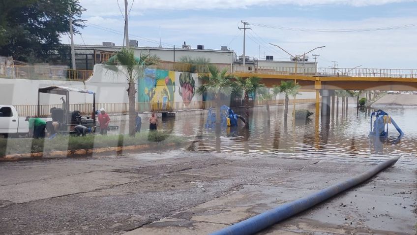 Fuertes lluvias deja importantes afectaciones en el municipio de Cajeme
