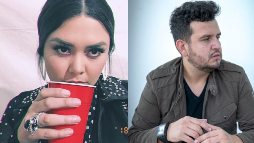¡Pasados de copas! Yuridia se 'exhibe' junto a famoso cantante del regional mexicano