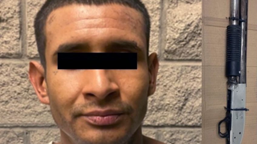 Lo sorprenden en posesión de escopeta recortada en calles de San Luis Río Colorado