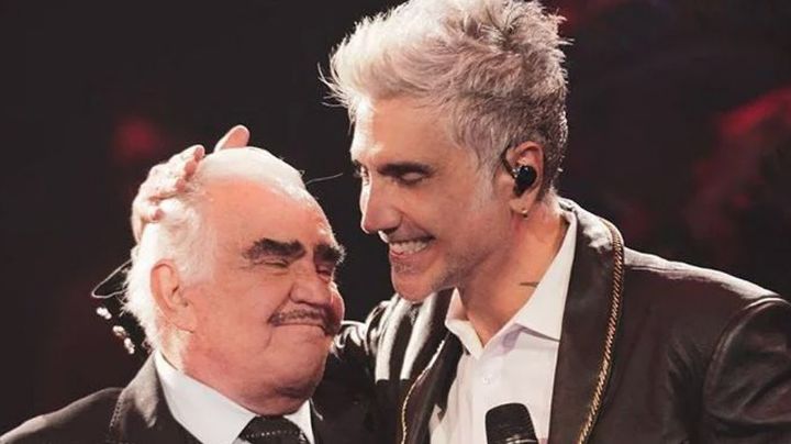 ¡Destrozado! 'El Potrillo' recuerda a Vicente Fernández en concierto tras estar al filo de la muerte